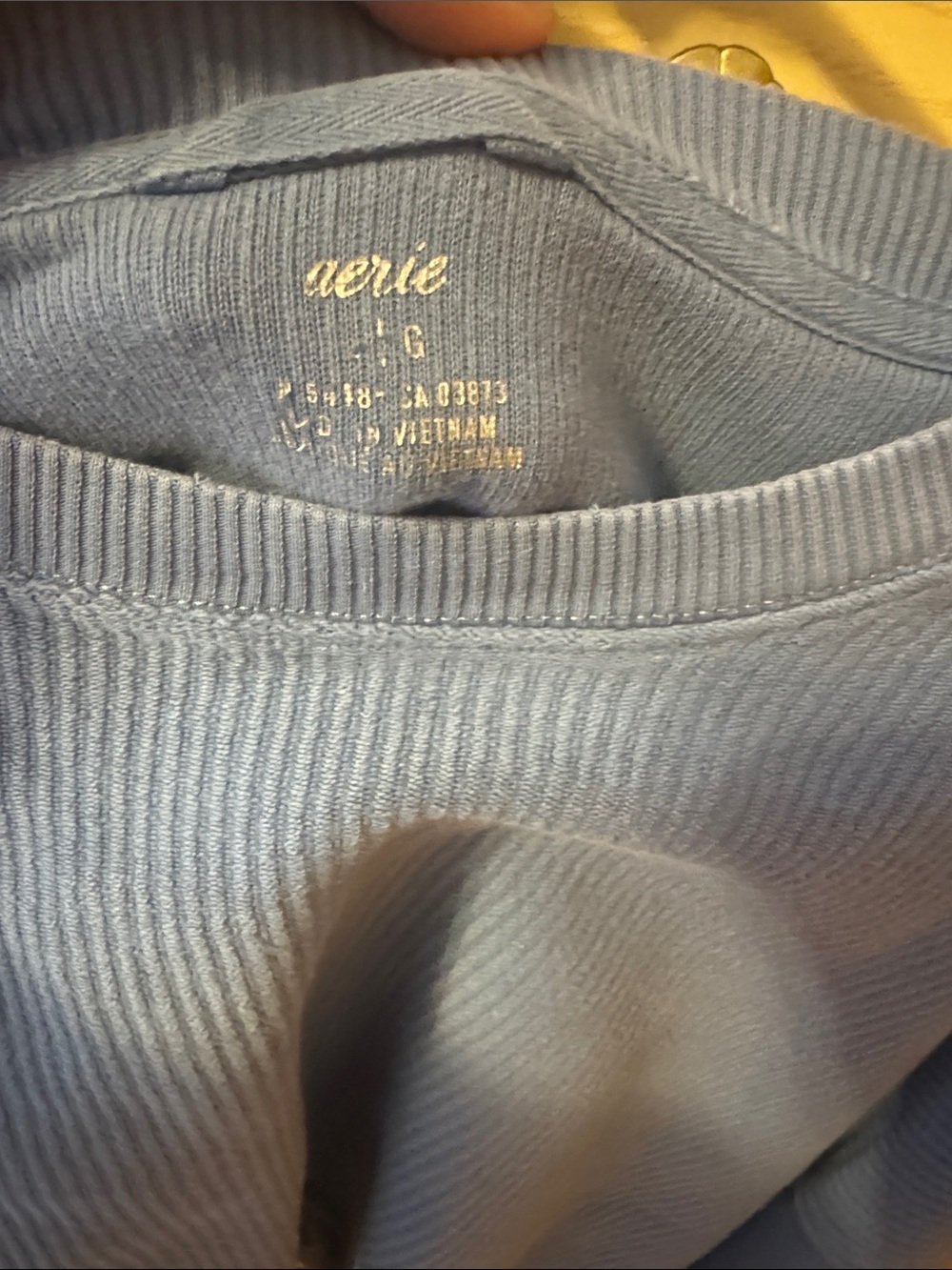 Aeri Ribbed Cropped Pullover - Picture 3 of 4